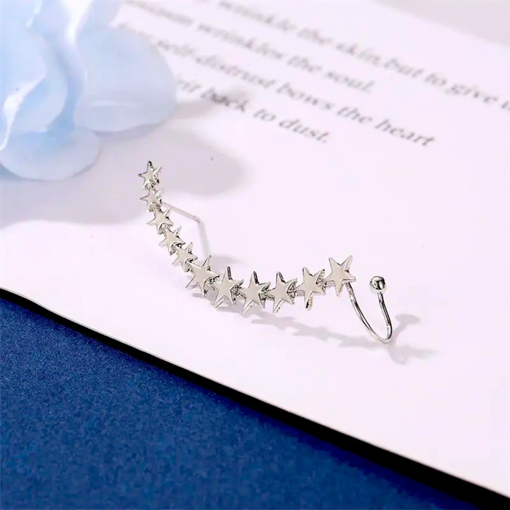 Star Earring Stud And Cuff